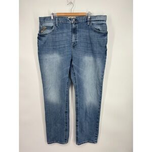 Ariat Legacy M2 Jeans Mens 44/33 Relaxed Traditional Boot Cut Blue Denim Western